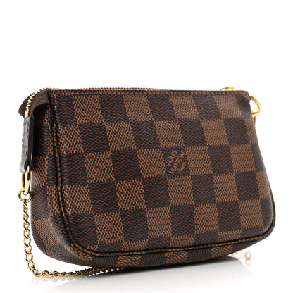 Louis Vuitton Damier Ebene Mini Pochette Accessories 3 of 7