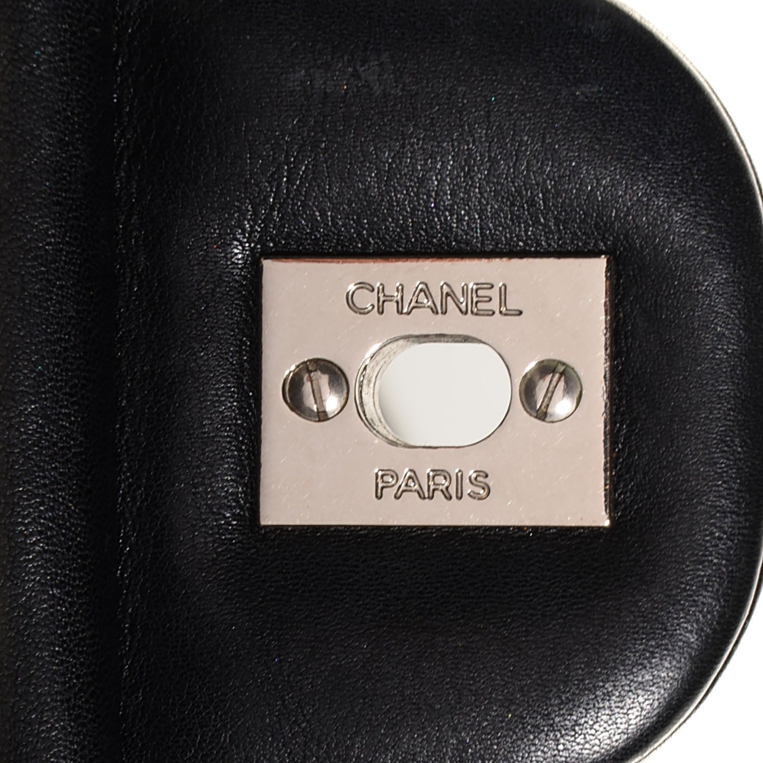 Chanel Calfskin Quilted Large Cambon Flap Black White 6 of 8