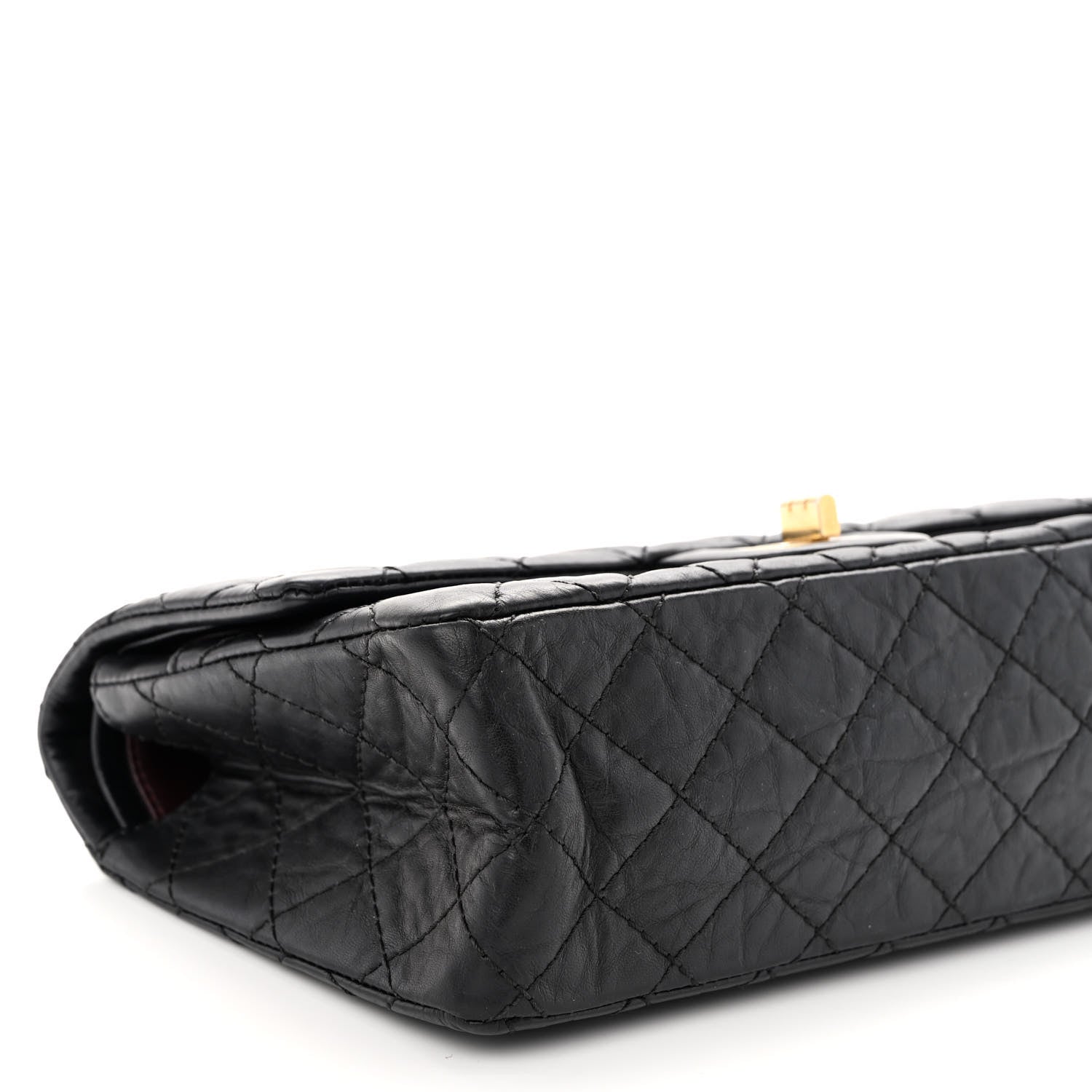 Chanel Aged Calfskin Quilted 2.55 Reissue 225 Flap Black 9 of 10