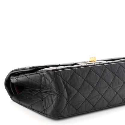 Chanel Aged Calfskin Quilted 2.55 Reissue 225 Flap Black 9 of 10