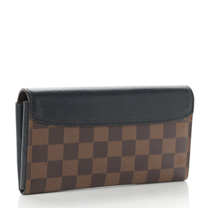 Louis Vuitton Damier Ebene Normandy Wallet Black 3 of 10