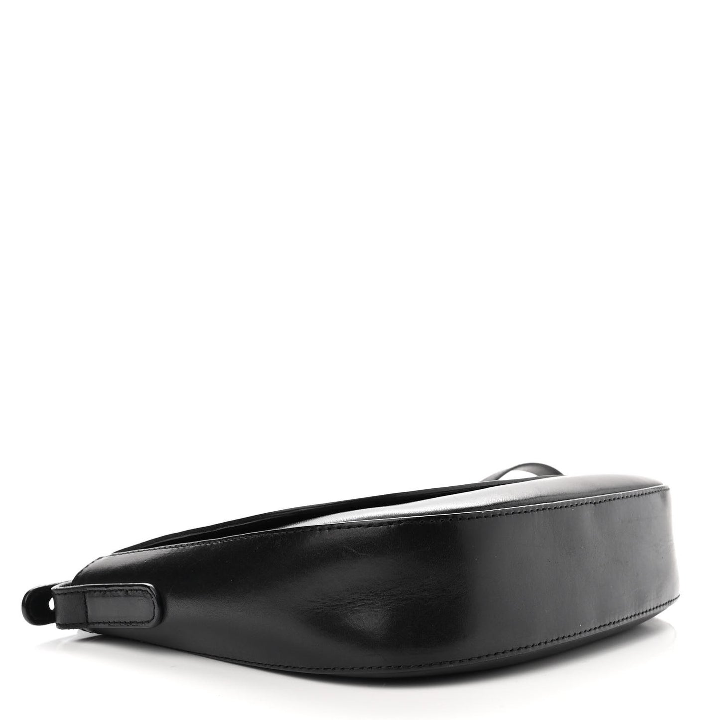 Calfskin Flap Crossbody Bag Black