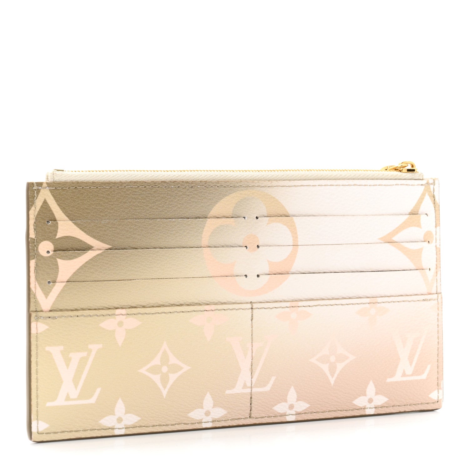Louis Vuitton Monogram Giant Spring In The City Slim Purse Sunset Kaki 3 of 6