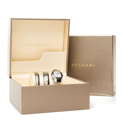 Bulgari Stainless Steel 35mm Serpenti Tubogas Double Spiral Quartz Watch 6 of 6