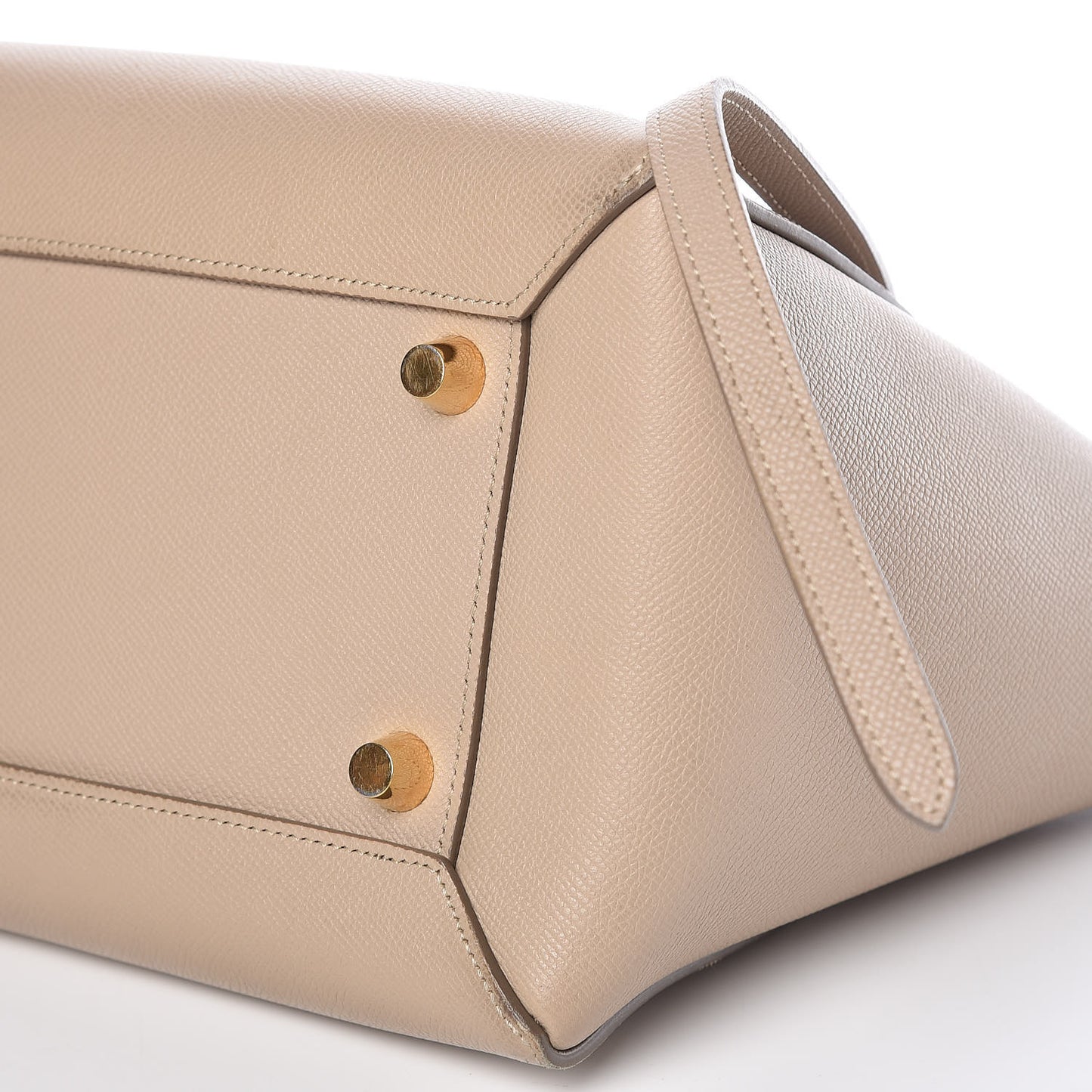 Grained Calfskin Mini Belt Bag Light Taupe