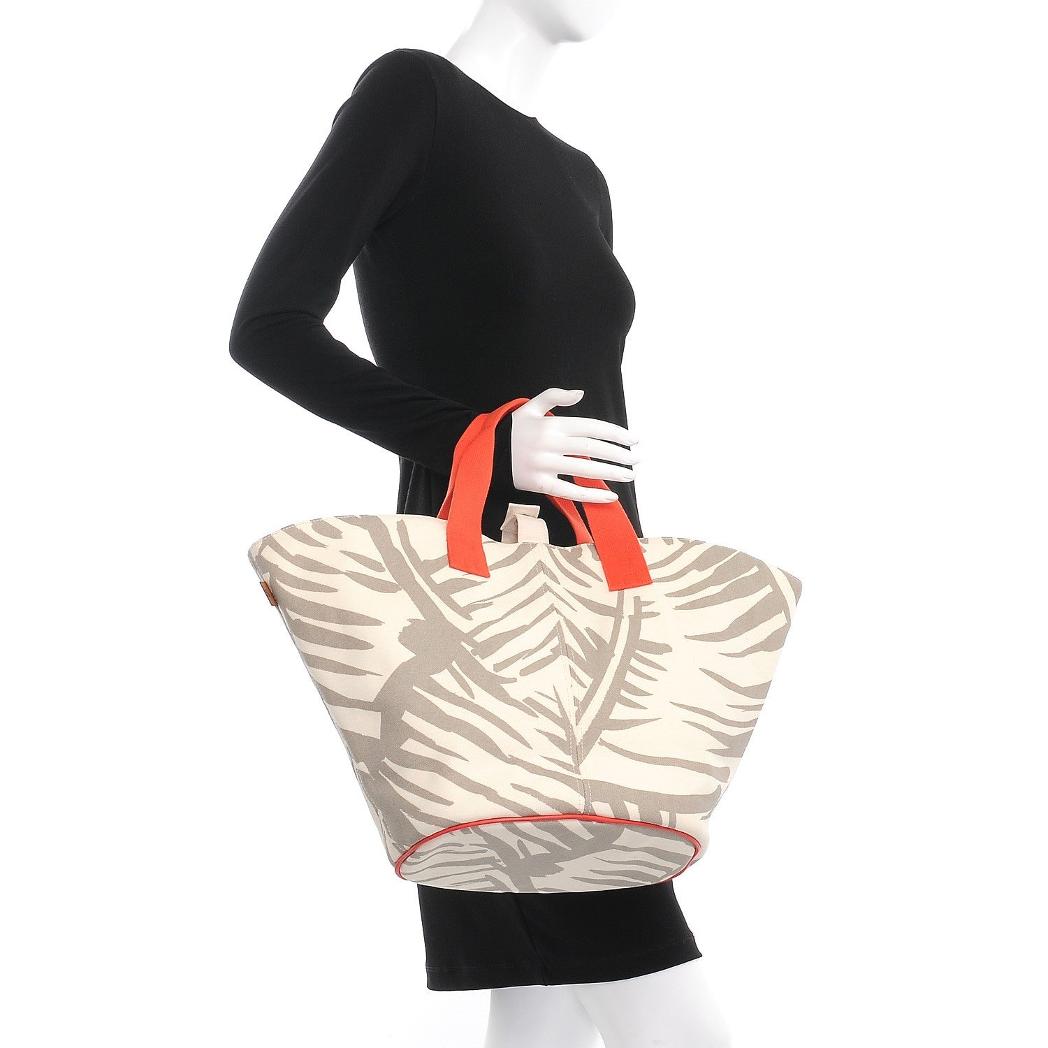 Hermes Toile Cabas Feuillage PM 2 of 10