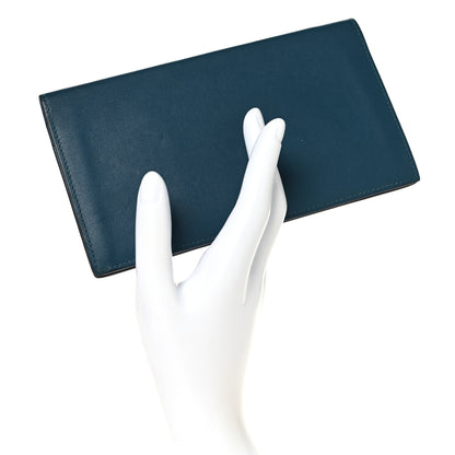 Hermes Swift Citizen Twill Long Combined Wallet Vert Vertigo 2 of 7