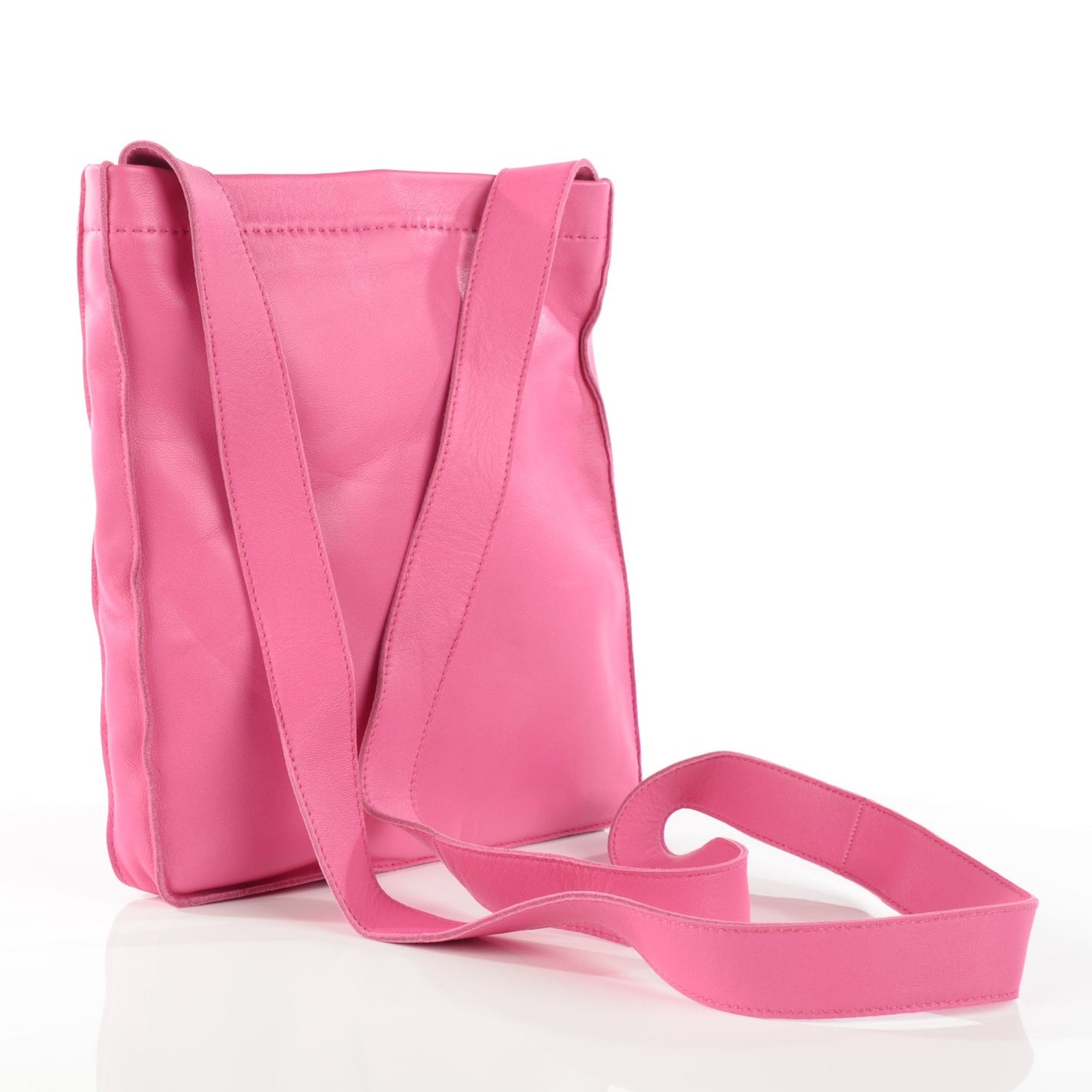 Milo Lambskin Clou De Selle Pouch Rose Tyrien
