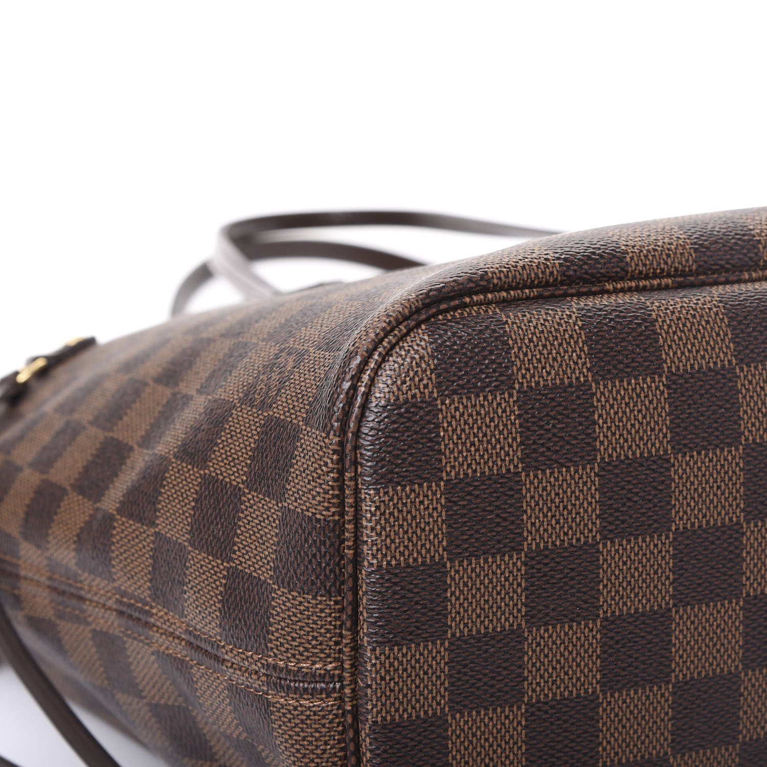 Louis Vuitton Damier Ebene Neo Neverfull MM Rose Ballerine 10 of 11