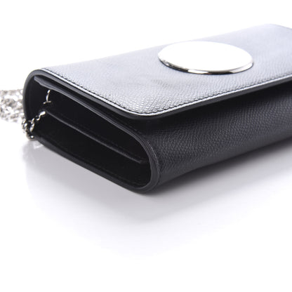 Fendi Vitello Cruise F is Fendi Wallet on Chain Black 8 of 10