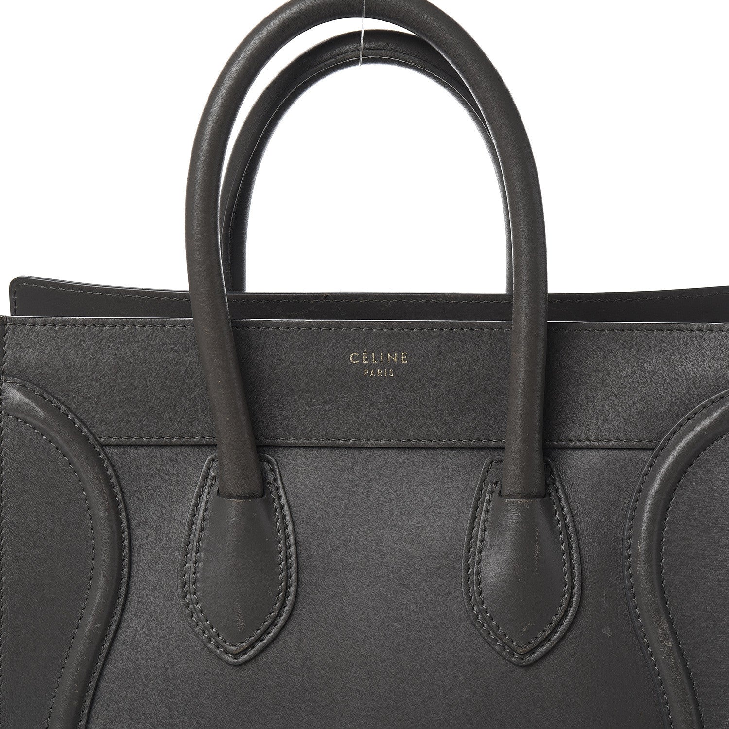 Celine Smooth Calfskin Mini Luggage Smoke 30 of 30