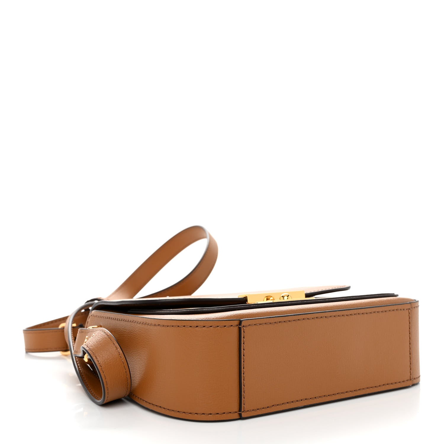 Marc Jacobs Calfskin Mini Rider Top Handle Brown 4 of 9