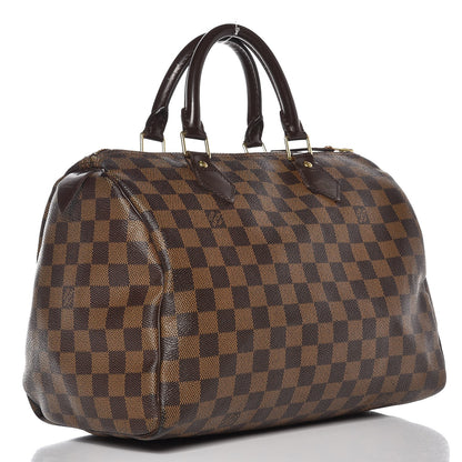 Louis Vuitton Damier Ebene Speedy 30 3 of 12