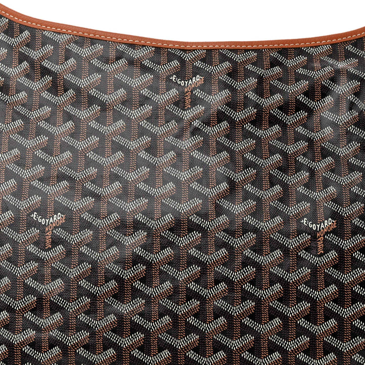 Goyardine Boheme Hobo Black Gold