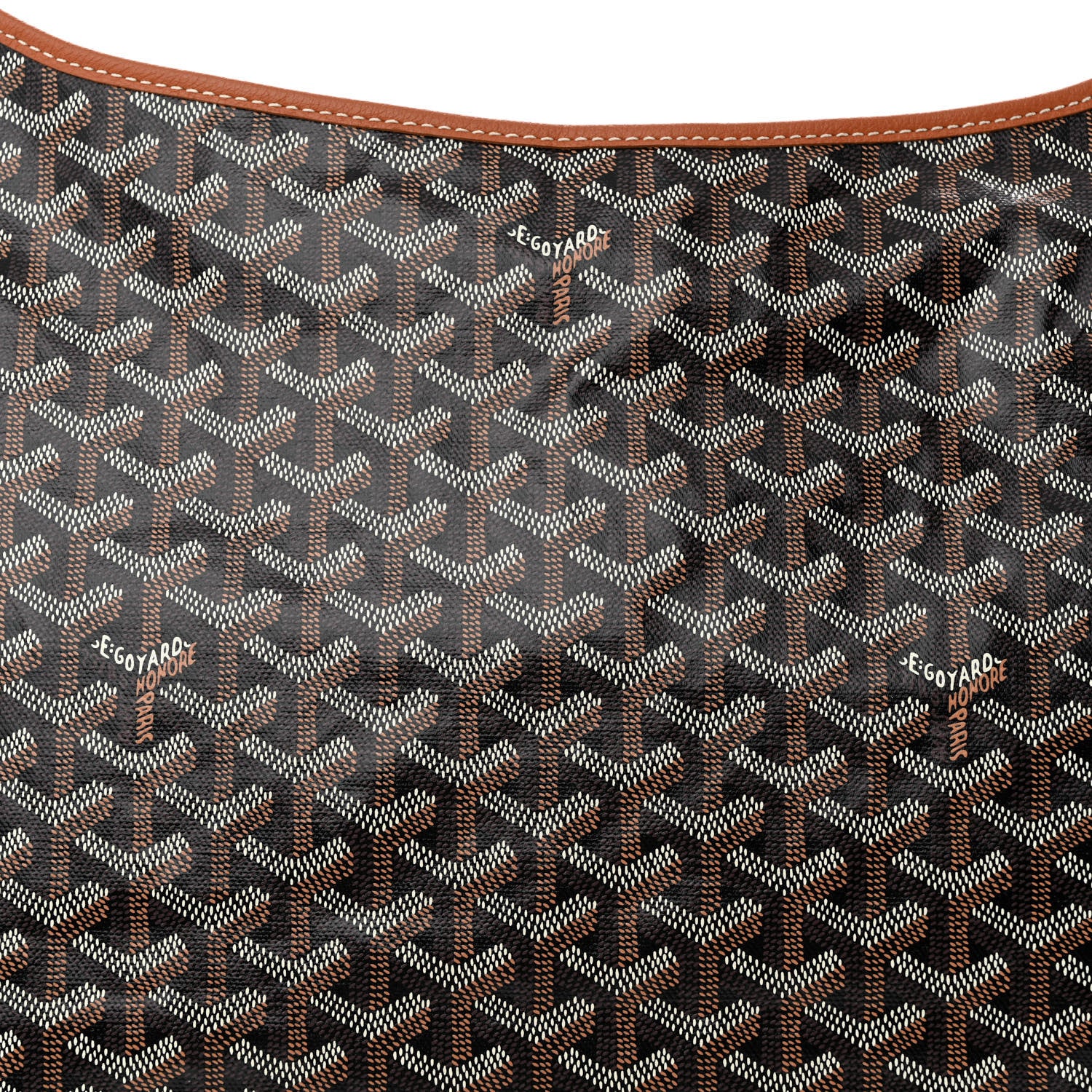 Goyard Goyardine Boheme Hobo Black Gold 10 of 12