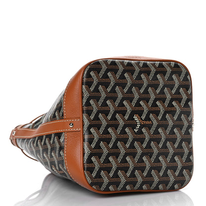 Goyard Goyardine Petit Flot Bucket Bag PM Black Gold 4 of 8