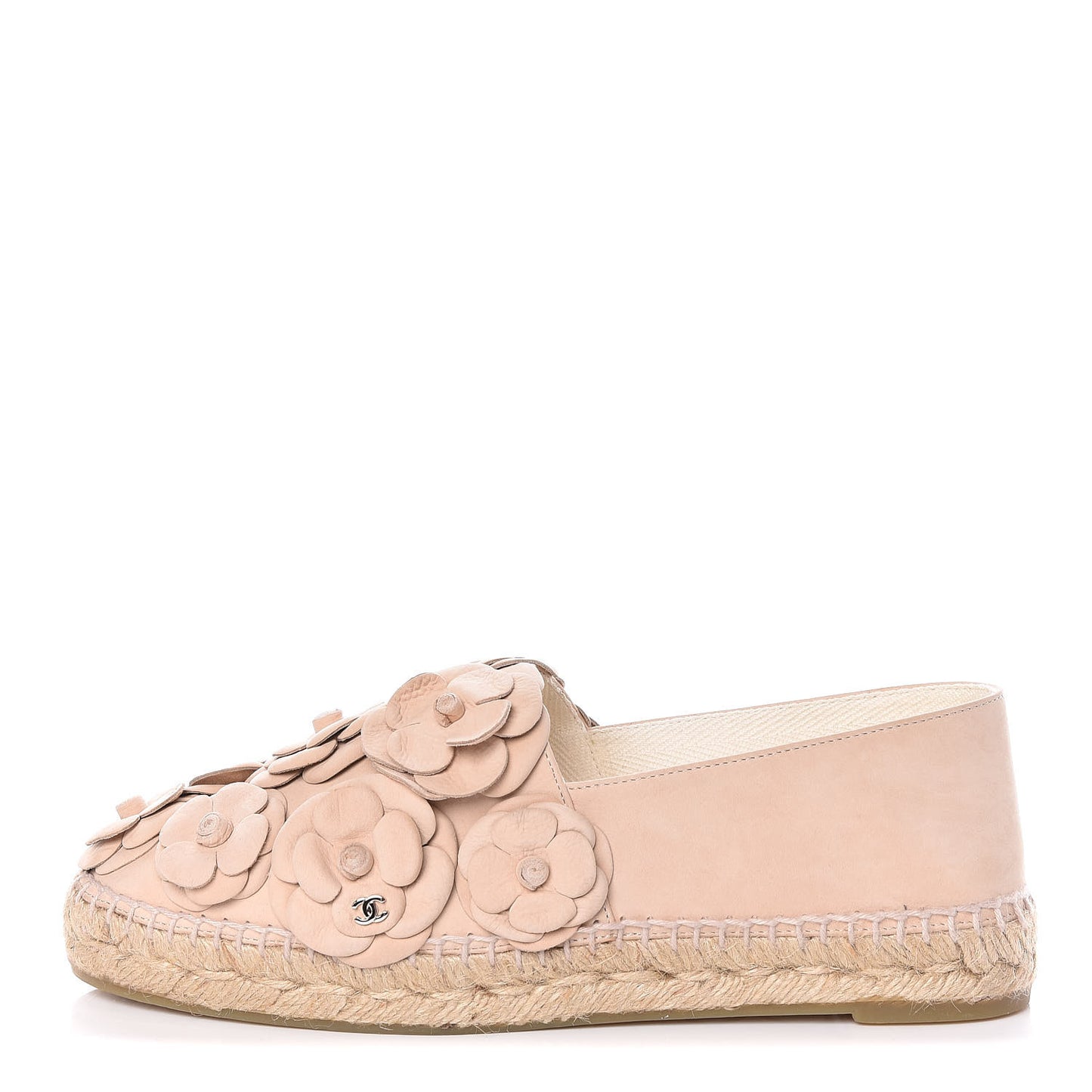 Suede Camellia CC Espadrilles 39 Pink