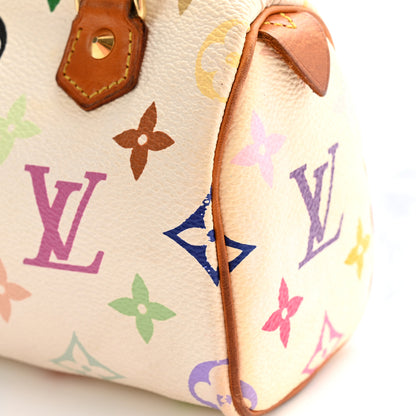 Louis Vuitton Monogram Multicolor Mini Sac HL Speedy White 9 of 9