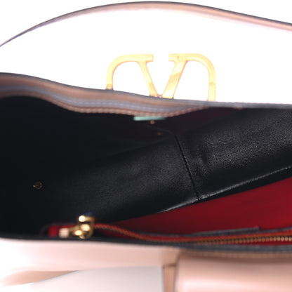 Valentino Garavani Smooth Calfskin VSling Hobo Bag Camel Rose 4 of 4