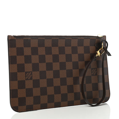 Louis Vuitton Damier Ebene Neverfull MM GM Pochette 3 of 8