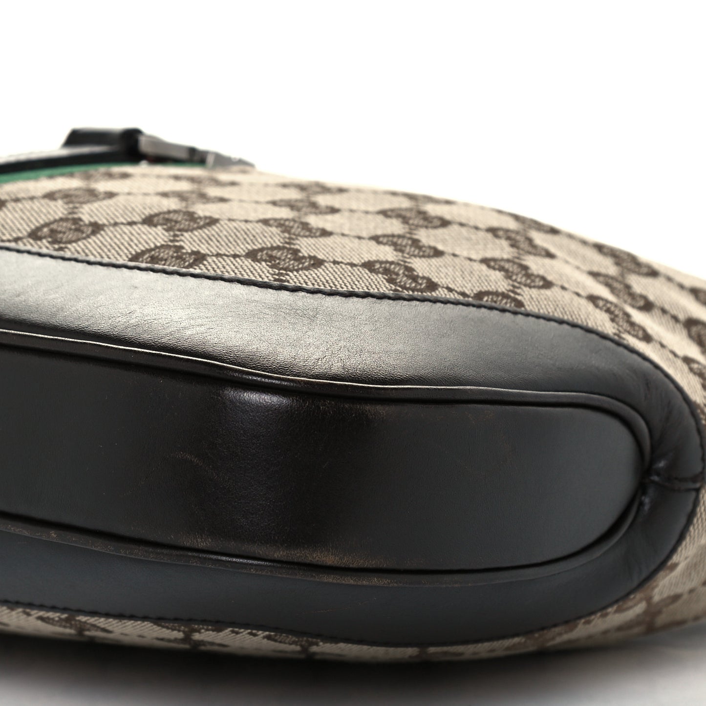 Monogram Web Small Jackie O Hobo Dark Brown