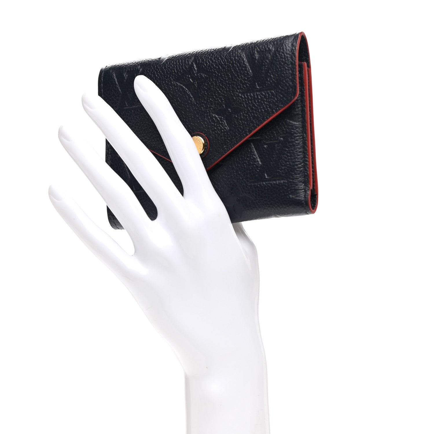 Louis Vuitton Empreinte Victorine Wallet Marine Rouge 2 of 7