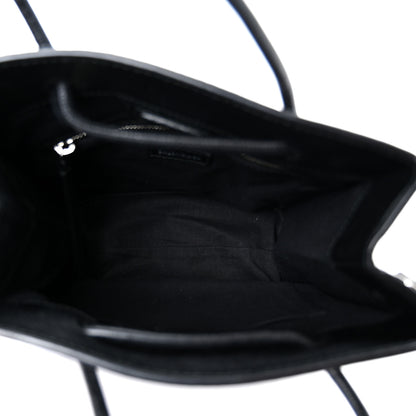 Balenciaga Calfskin Logo XXS Shopping Tote Black 4 of 9