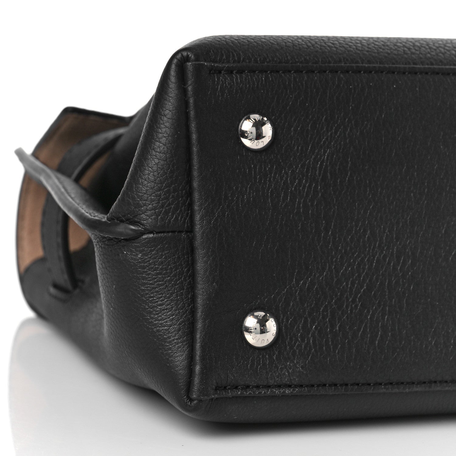 Louis Vuitton Calfskin Lockme Ever BB Black 7 of 8