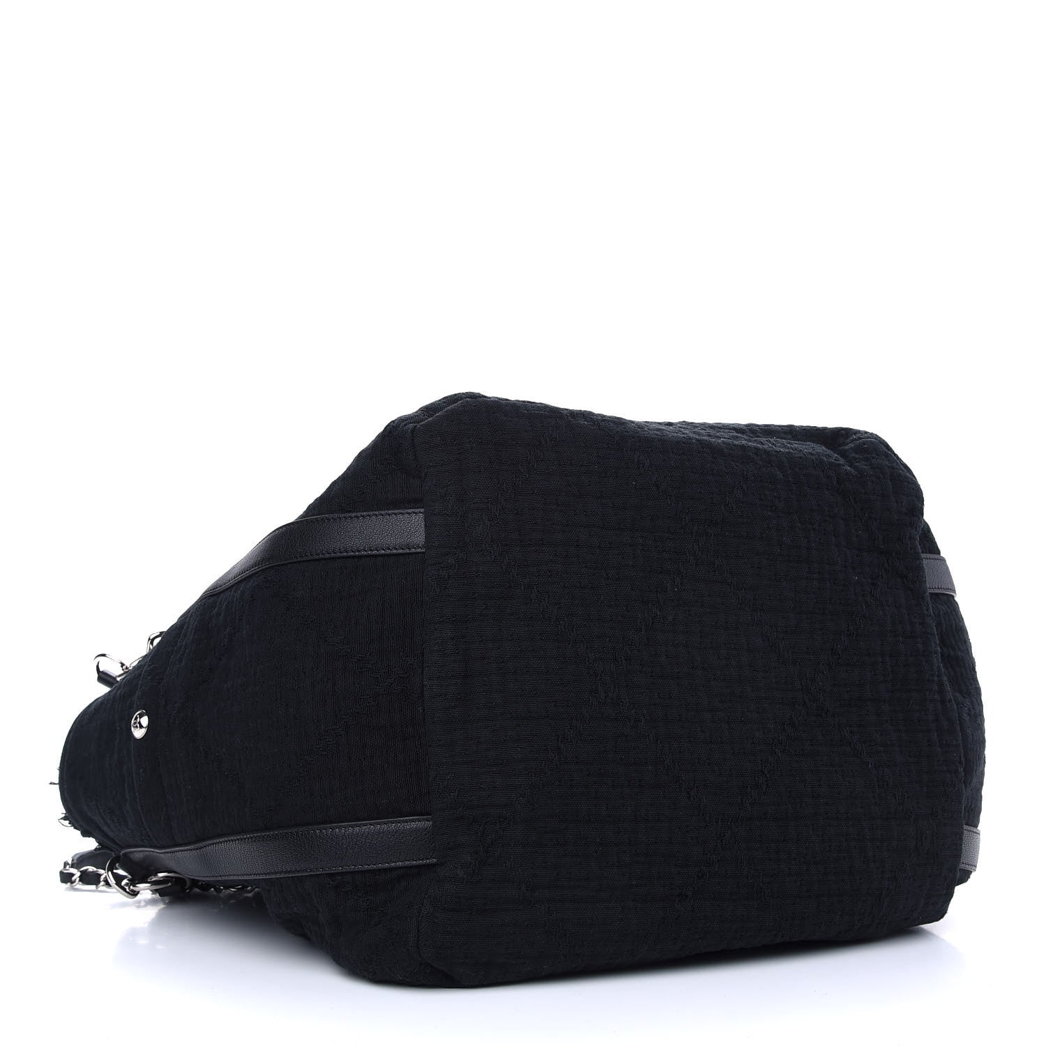 Chanel Canvas Small Double Face Tote Black 4 of 9