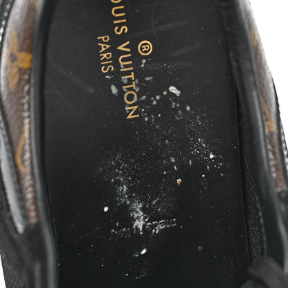 Louis Vuitton Suede Monogram Run Away Sneakers 38 Black 12 of 16