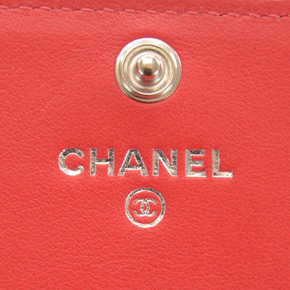 Chanel Caviar CC Large Flap Wallet Red 6 of 8