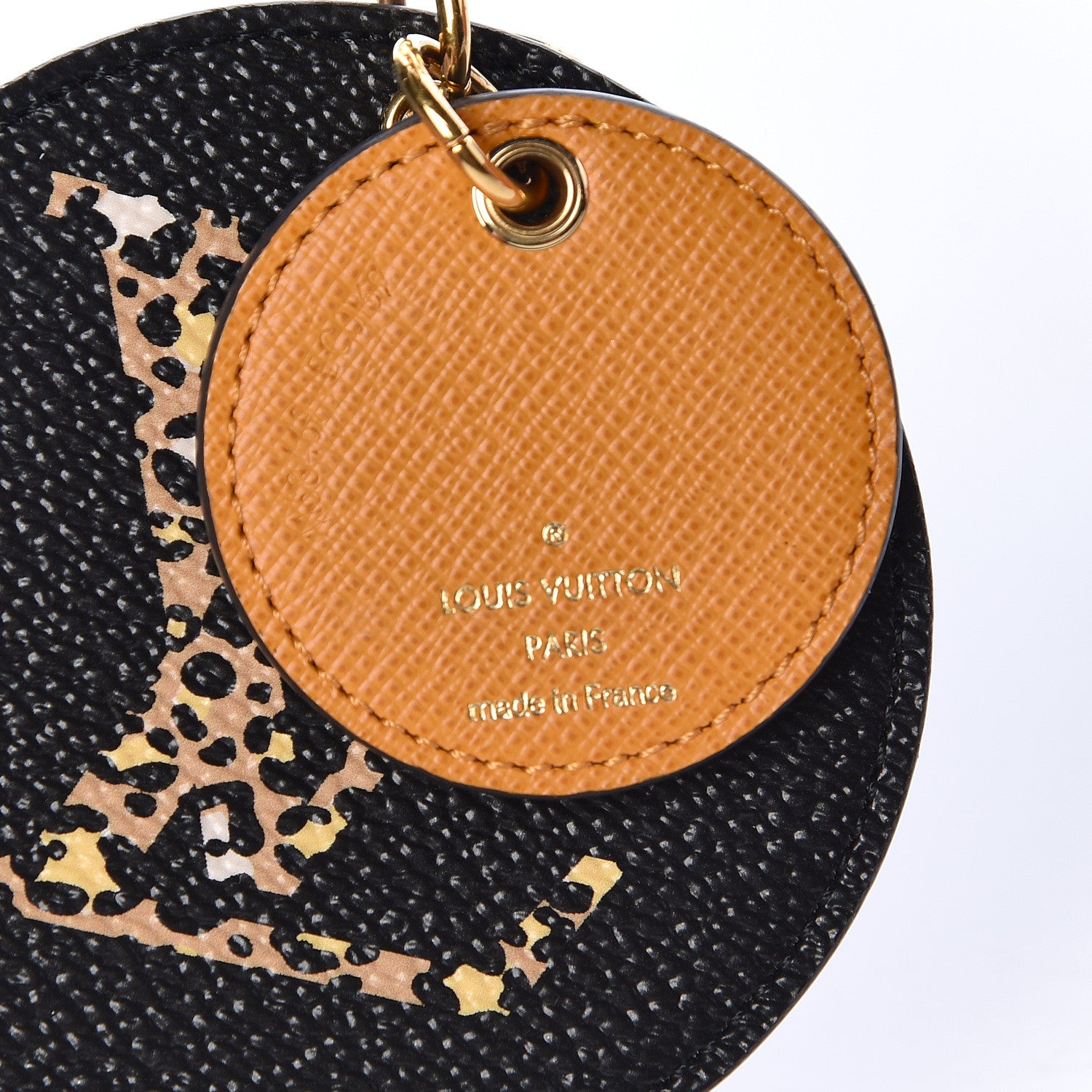 Louis Vuitton Monogram Giant Jungle Bag Charm Key Holder Black 3 of 4