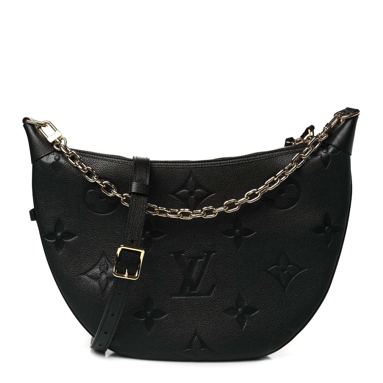 Louis Vuitton Empreinte Monogram Giant Loop Hobo Black 1 of 10