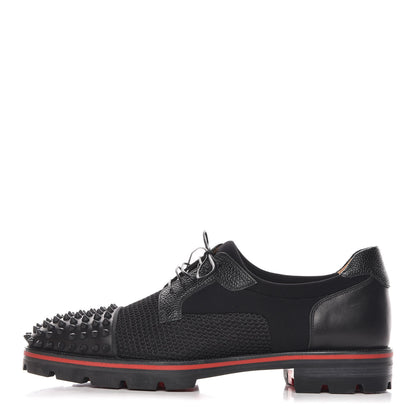 Christian Louboutin Calfskin Rete Net Neo Mens Luis Flat 42.5 Black 1 of 10