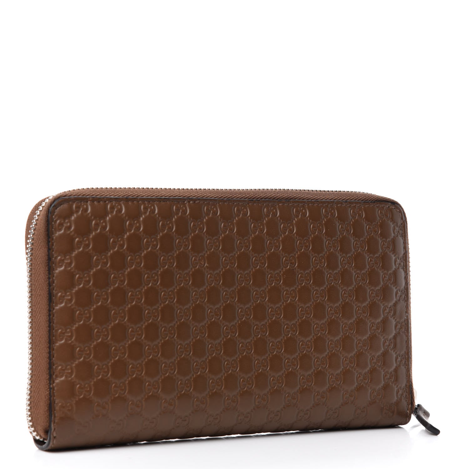 Gucci Microguccissima Large Zip Around Organizer Wallet Acero 3 of 7