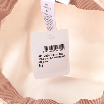 Christian Dior Cotton Dioriviera Toile De Jouy Bob Brim Bucket Hat 57 Rose 8 of 8