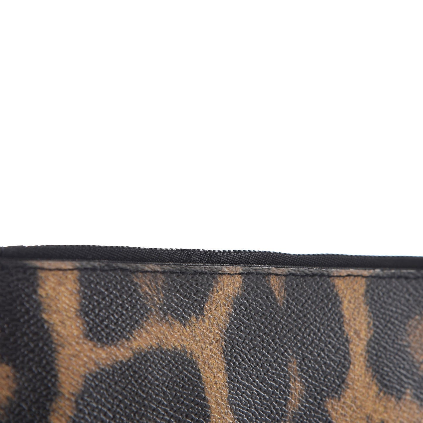 Monogram Animal Print Felicie Chain Wallet Zippered Insert