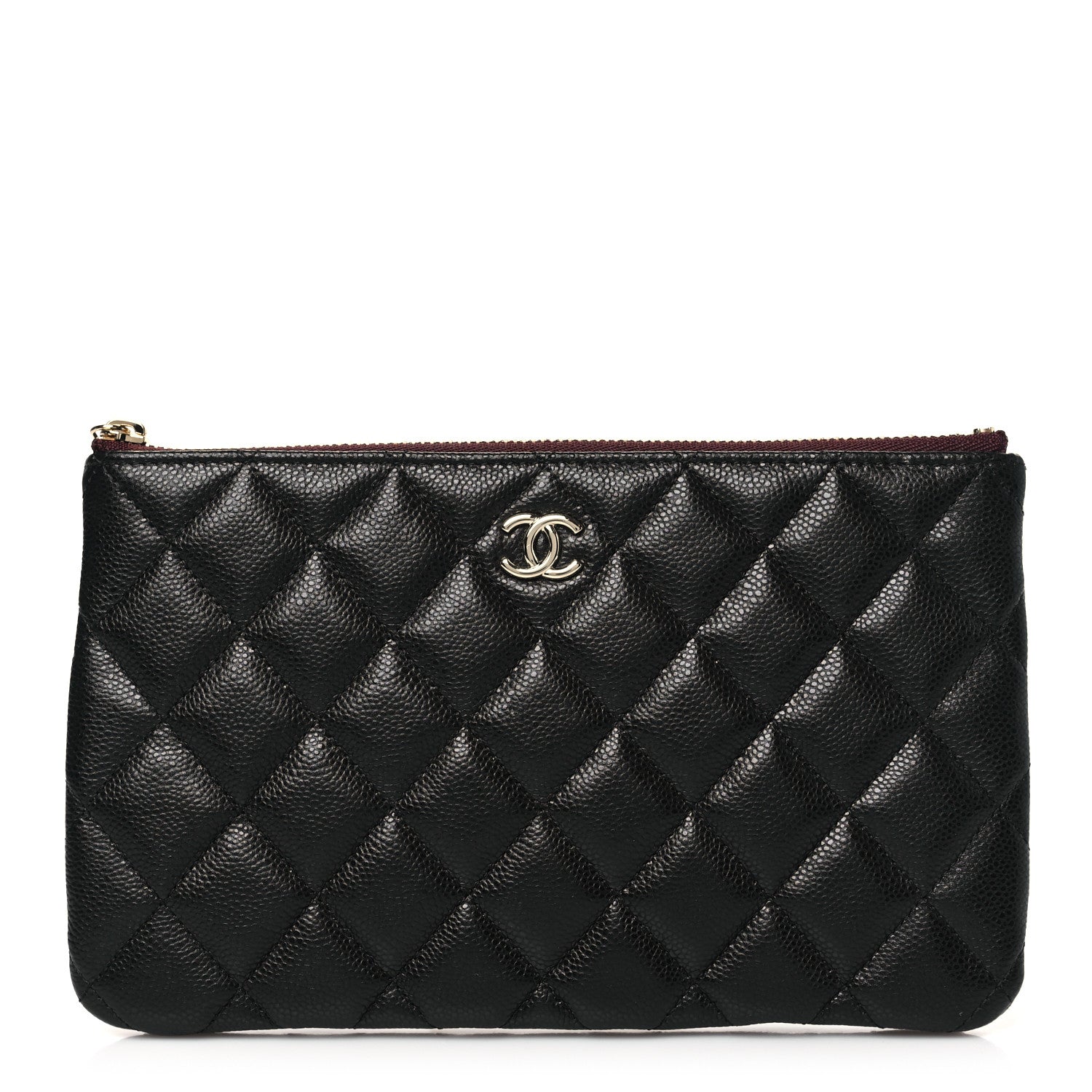Chanel Caviar Quilted Cosmetic Case Black 1 of 9