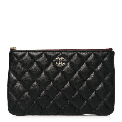 Chanel Caviar Quilted Cosmetic Case Black 1 of 9