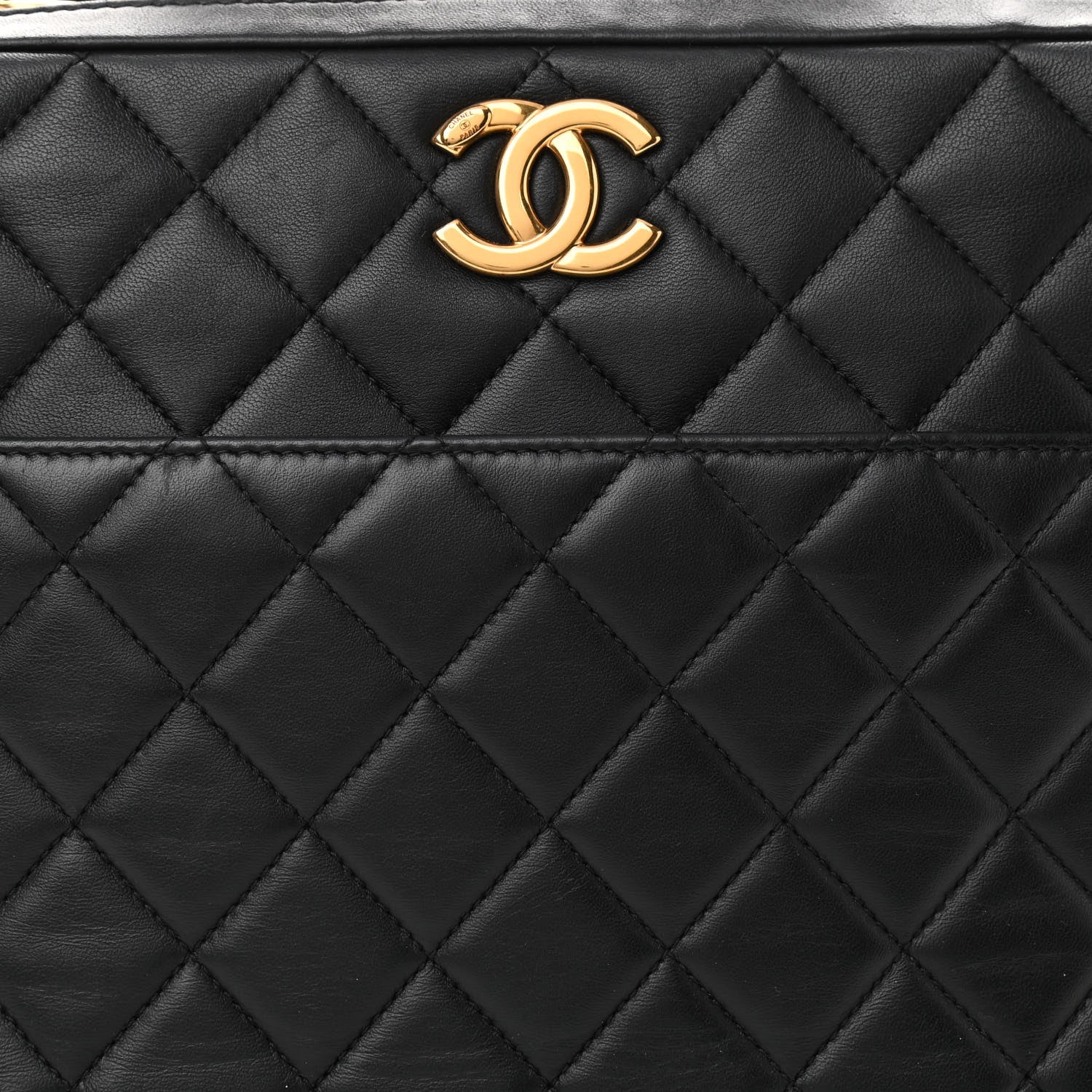 Chanel Lambskin Quilted Large Trendy CC Bowling Bag Black 9 of 11