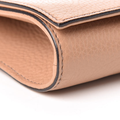 Gucci Pebbled Calfskin Medium Soho Clutch Camelia 9 of 10