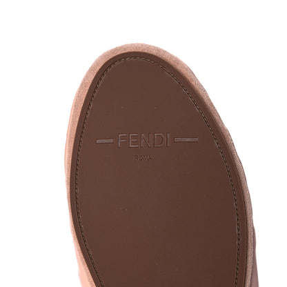 Fendi Nappa FF Embossed Slippers 37 Rosa Quarzo 6 of 10