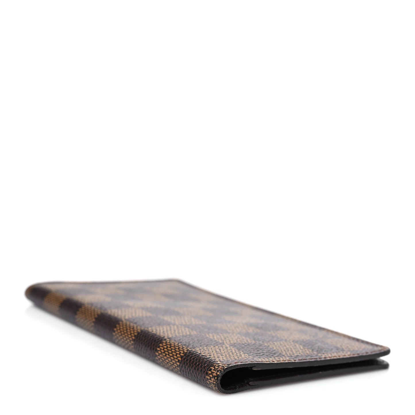 Damier Ebene Checkbook Cover Wallet