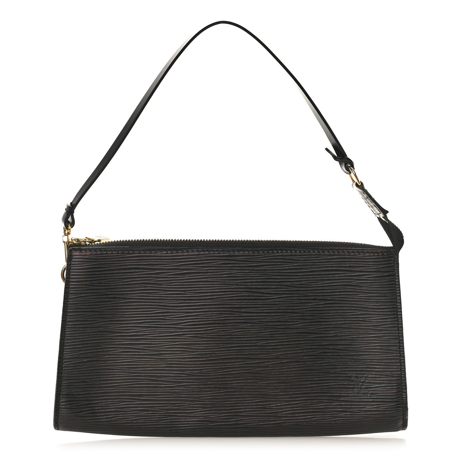 Louis Vuitton Epi Pochette Accessories 24 Black 1 of 8