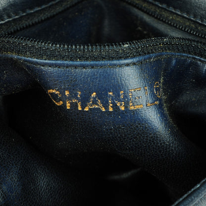 Chanel Lambskin Quilted Flap Waist Belt Bag 70 28 Navy 12 of 13