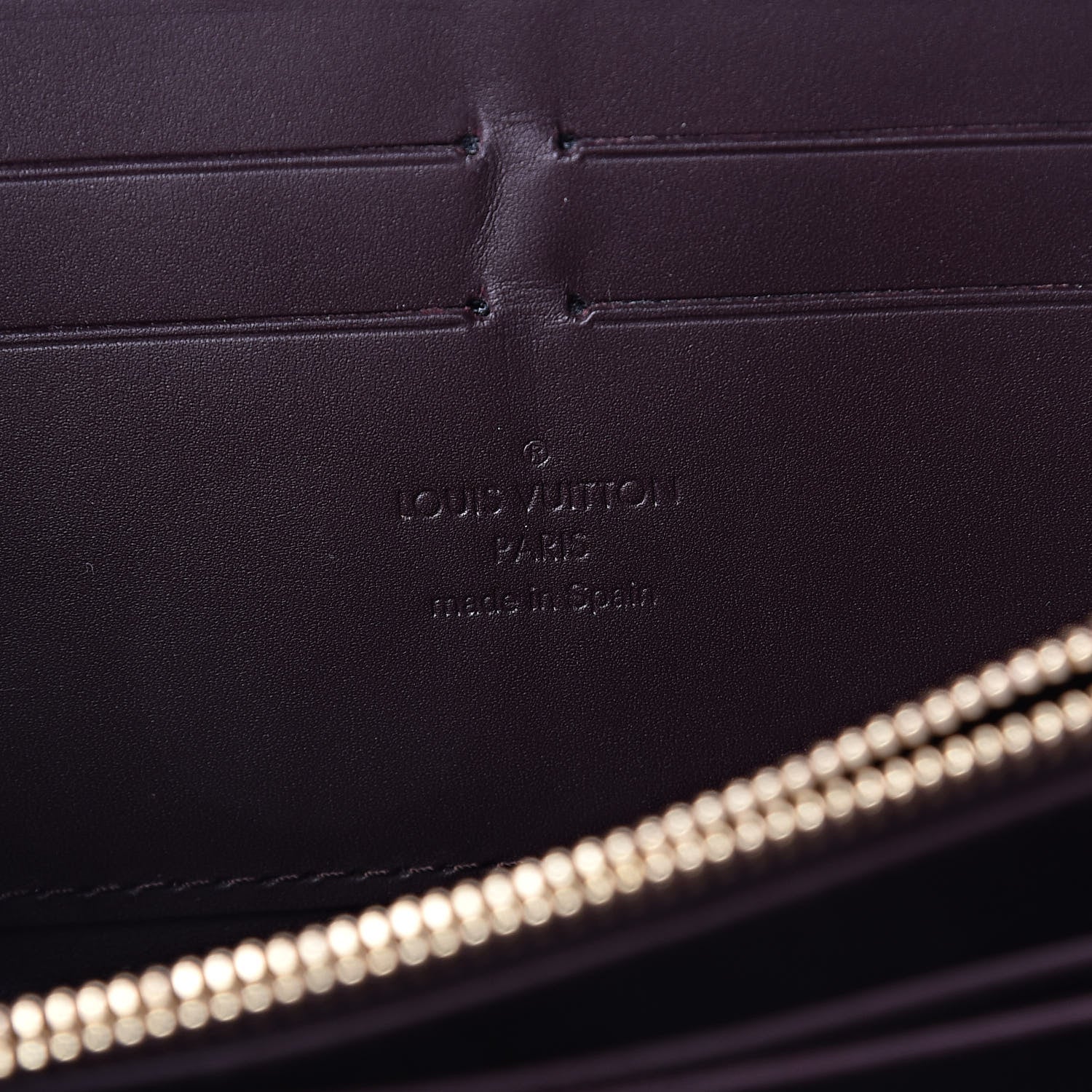 Louis Vuitton Vernis Zippy Wallet Amarante 6 of 6