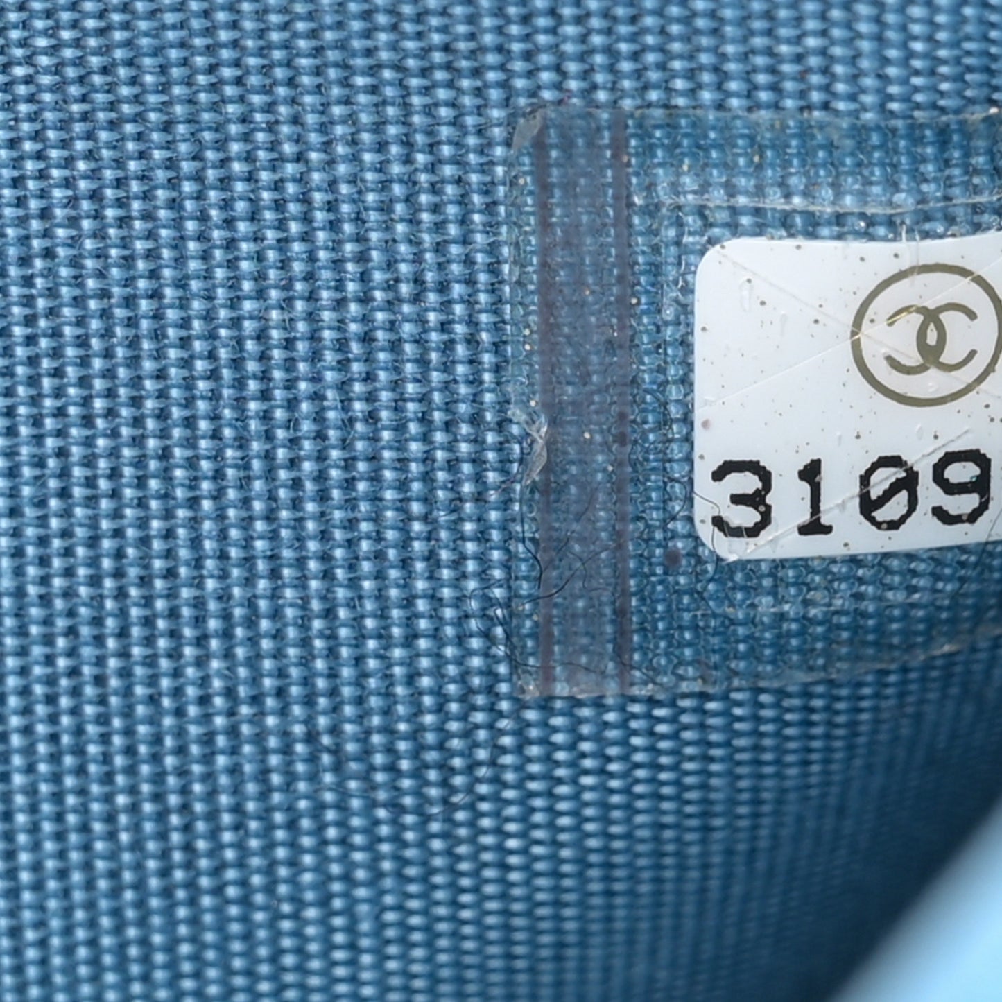 Caviar Quilted Boy Wallet On Chain WOC Blue