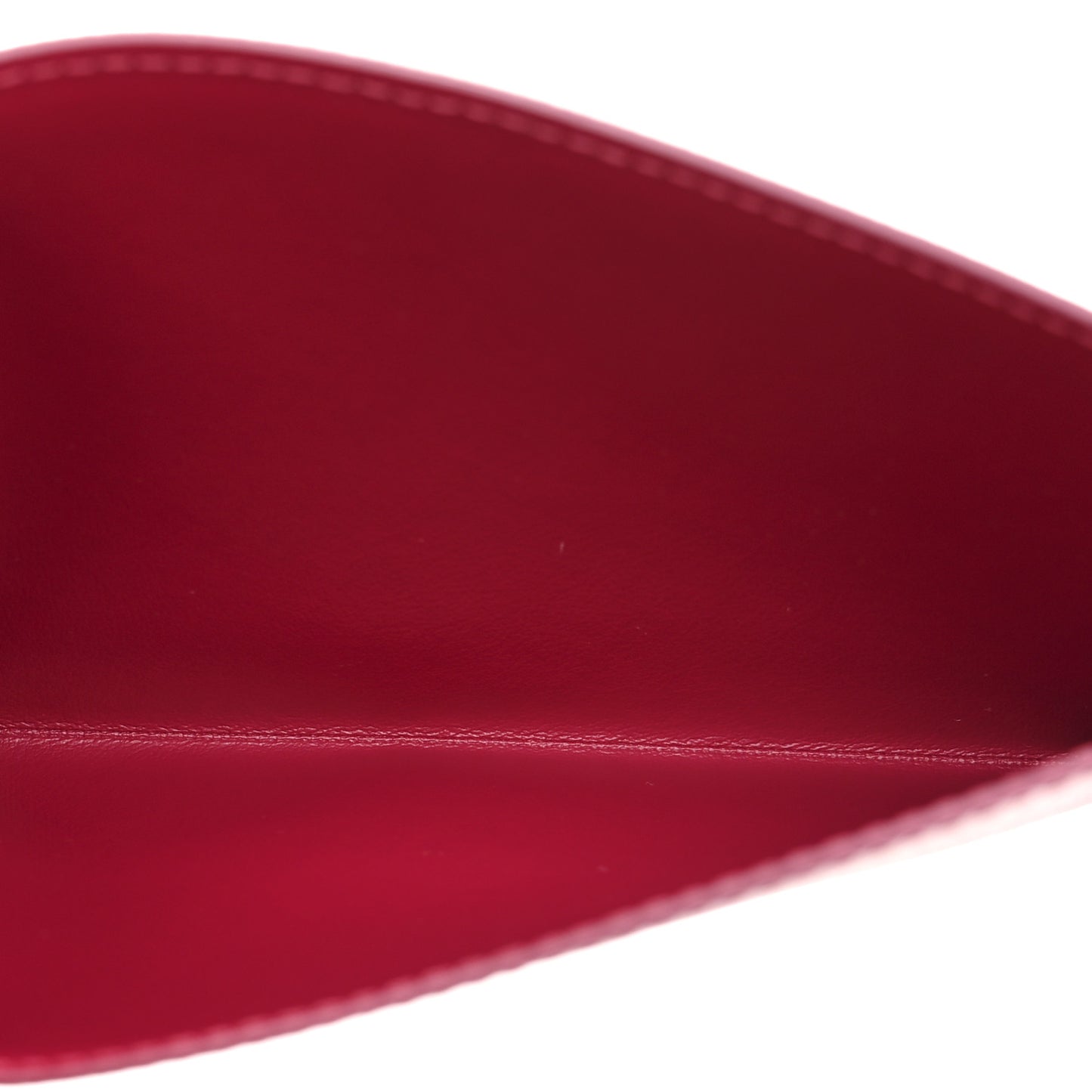 Calfskin Felicie Card Holder Insert Fuchsia