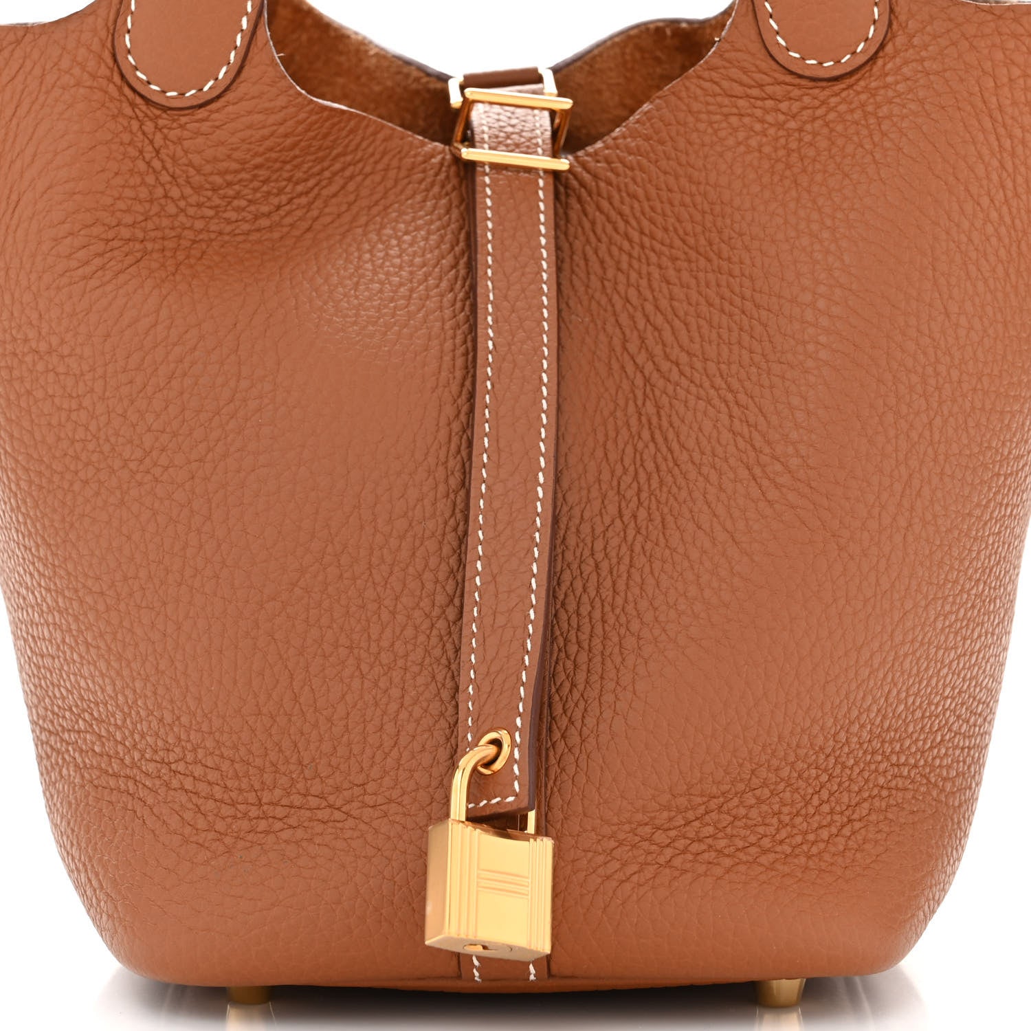 Hermes Taurillon Clemence Picotin Lock 18 PM Gold 8 of 11