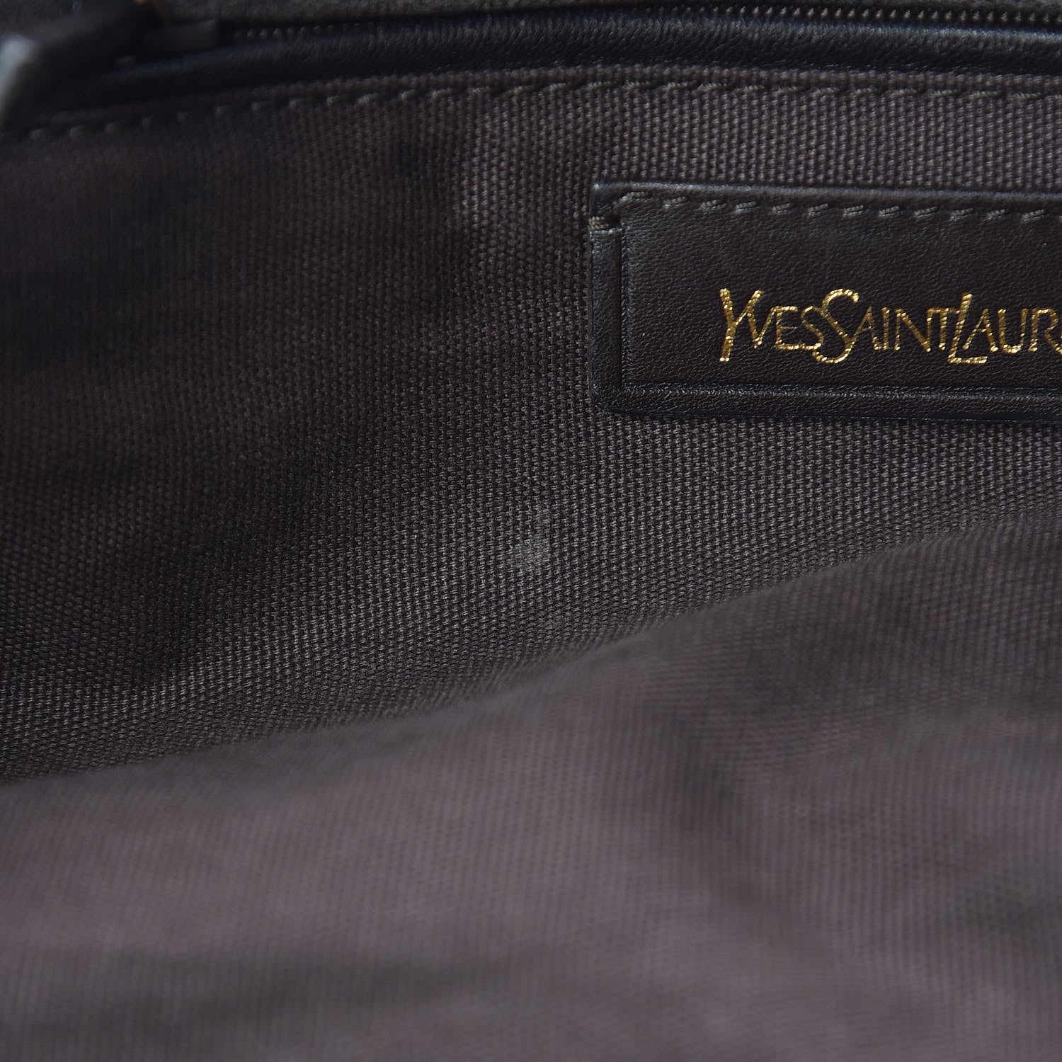 Saint Laurent Pebbled Lambskin Medium Easy Sac Brown 7 of 20